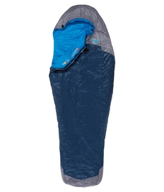 Schlafsack The North Face Cats Meow Sleeping Bag Blue Wing Teal Zinc Grey Long Rechtsseitig