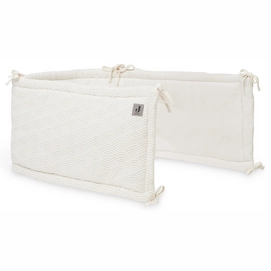 Box/Bedbumper Jollein River Knit Cream White (35 x 180 cm)