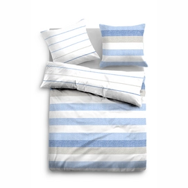Bettwäsche Tom Tailor Sparkel Classic Blue Linon
