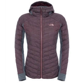 Winterjas The North Face W Thermoball Gordon Lyons Hoodie Deep Garnet Red
