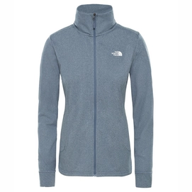 Vest The North Face Women Quest Full Zip Midlayer Grisaille Grey White Heather