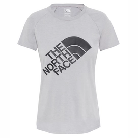 T-Shirt The North Face Women Graphic Play Hard TNF White Grisaille Grey
