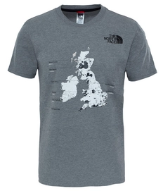 T-Shirt The North Face S Country Peak Tee TNF Grau Herren