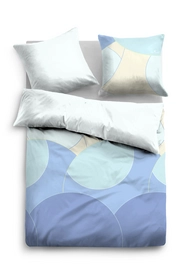 Bettwäsche Tom Tailor Bubbles Lichtblau Mako Satin