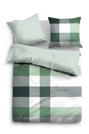 Bettwäsche Tom Tailor Country Check Wintergreen Mako Satin
