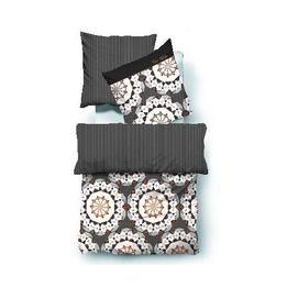 Bettwäsche Tom Tailor Black Mandala Mako-Satin