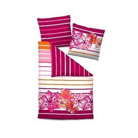 Bettwäsche Tom Tailor Pink Flower Mako-Satin