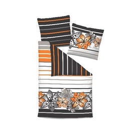 Bettwäsche Tom Tailor Black Flower Mako-Satin