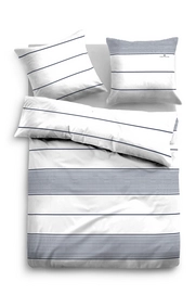 Bettwäsche Tom Tailor Streifen Quer Indigo Mako Satin