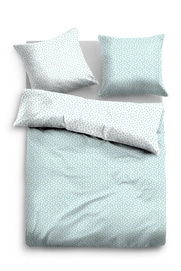 Bettwäsche Tom Tailor Punkte Mint Mako Satin