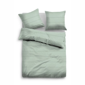 Bettwäsche Tom Tailor Accent Stripes Aqua Grey Mako Satin