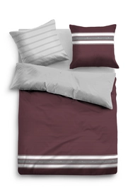 Bettwäsche Tom Tailor Logo Band Barolo Mako Satin