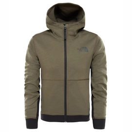 Kinder Vest The North Face Boys Slacker Hoodie New Taupe Green