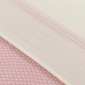Wieglaken Little Naturals Two Stripes Pink (Katoen)