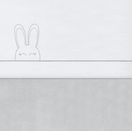 Laken Jollein Sweet Bunny Grey