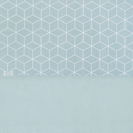 Ledikantlaken Jollein Graphic Stone Green