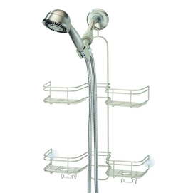 Duschablage iDesign Weston Duschkopf Caddy Beige