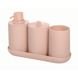 Badezimmer-Organizer iDesign Cade Badezimmer-Accessoire Rosa (4-teilig)