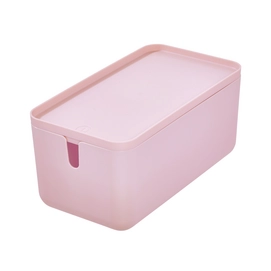 Opbergbox iDesign Cade Met Deksel Roze