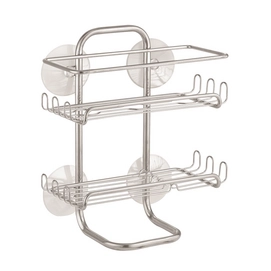 Doucherek iDesign Classico Douche Caddy Met Zuignap Zilver