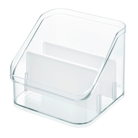 Opbergbox iDesign Crisp Met Verdeelvakken 15,9 x 15,9 cm