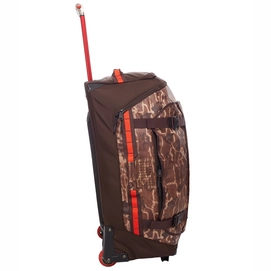 Reiskoffer The North Face Rolling Thunder 80L Brown Print