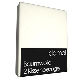 Kissenbezüge Damai Creme Renforcé (2 Stück)-40 x 60 cm