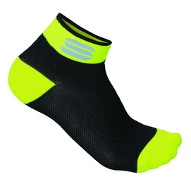 Fietssokken Sportful Women Pro 5 Black Yellow Fluo