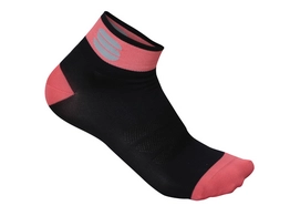 Fietssokken Sportful Women Pro 5 Black Coral Fluo