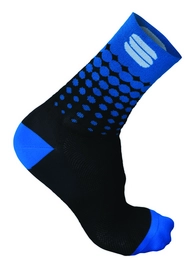 Fietssokken Sportful Men Flair 15 Black Electric Blue