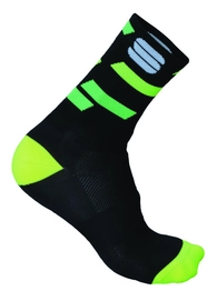 Fietssokken Sportful Men Flair 15 Black Yellow