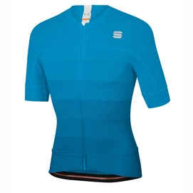 Maillot de Cyclisme Sportful Men Bodyfit Pro Evo Jersey Blue A White