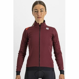 Veste de Cyclisme Sportful Women Fiandre Medium W Jacket Red Wine