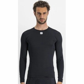 Ondershirt Sportful Men Midweight Layer Tee Long Sleeves Black