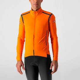 Fahrradshirt Castelli Perfetto Ros Long Sleeve Orange Herren-L