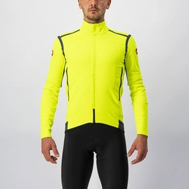 Veste de Cyclisme Castelli Men Perfetto Ros Convertible Jacket Yellow Fluo