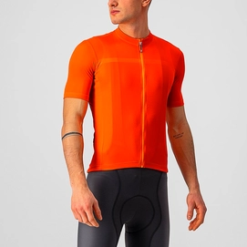 Fahrradshirt Castelli Classifica Jersey Brilliant Orange Herren