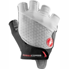 Gants de Cyclisme Castelli Women Rosso Corsa 2 W Glove White-L