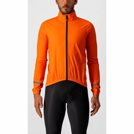 Veste de Cyclisme Castelli Men Emergency 2 Rain Jacket Brilliant Orange 22