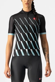 Fietsshirt Castelli Women Pendio Jersey Light Black Sky Light-White