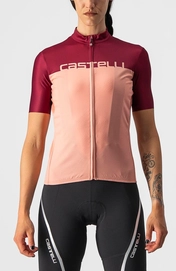 Fietsshirt Castelli Women Velocissima Jersey Blush Bordeaux