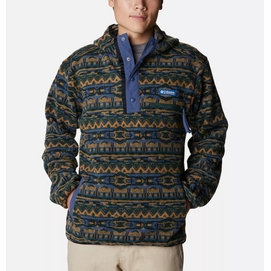 Pullover Men Columbia Helvetia Hoodie Spruce 80s Stripe Print