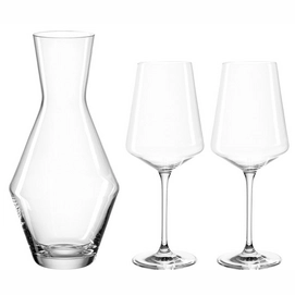 Wijnset Leonardo Puccini (3-Delig) Decanteerkaraf 1,4 L