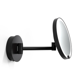 Miroir de Maquillage Decor Walther Just Look WD 5X LED Fixation murale Noir mat (grossissement 5x)