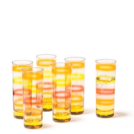 Longdrinkglas Leonardo Rainbow Yellow (6-delig)