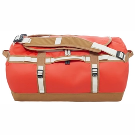 Travel Bag The North Face Base Camp Duffel Orange Brown Small