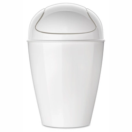 Poubelle Koziol Recycled Del Swing M 12 litres White