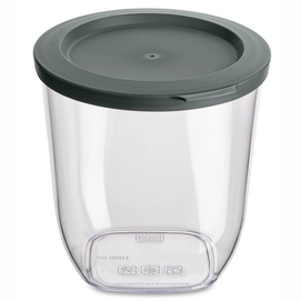 Pot de Rangement Koziol Connect Rond 1 liter Grey
