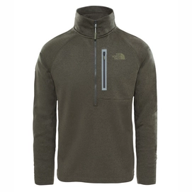 Sweat The North Face Men Canyonlands 1/2 Zip New Taupe Green Heather