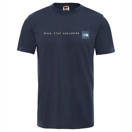 T-Shirt The North Face S/S NSE Tee Urban Navy Vintage Weiß Herren